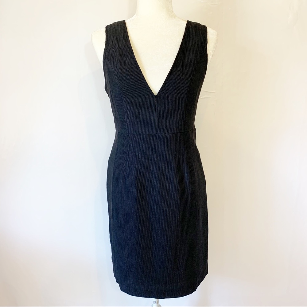 JOA Black Ribbed Criss Cross Dress